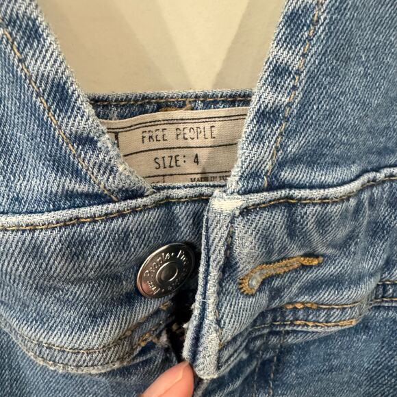 Free People Blue Denim Jumpsuit - Picture 7 of 8